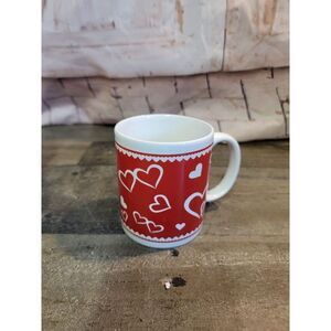 Ceramic heart valentines day mug‎ decor